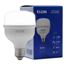 Lâmpada Elgin Led Super Bulbo Luz Fria 6500k 20w Bivolt