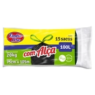 Saco Lixo com Alça Rolo Preto Embalixo 100L 15un.