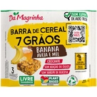 Barra de Cereal 7 Grãos Banana, Aveia e Mel Da Magrinha 15g 3 Unidades