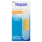 Curativo Respirável Transparente Nexcare 10 Unidades