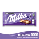 Chocolate Ao Leite E Chocolate Branco Milka 100g