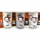 Copo de Vidro Betty Boop Seu Lar 250ml 3 Unidades