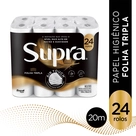 Papel Higiênico Supra 20m 24 Unidades