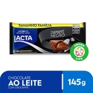 Chocolate Lacta ao leite Diamante Negro 145g