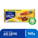 Chocolate Lacta ao leite com amendoim Shot 145g