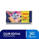 Biscoito Salgado Club Social Presunto Embalagem Econômica 282g