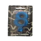 Vela de Plástico Gliter Azul N°8 Valves