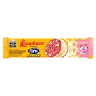 Biscoito Cookie Morango e Framboesa com Gotas e Cobertura Chocolate Branco Fini Dentaduras Bauducco 96g