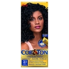 Tintura Kit Coloração Creme 2.1 Preto Jabuticaba Cor&Ton