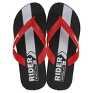 Chinelo Feel Preto, Vermelho e Branco Rider 37/38