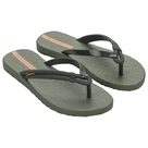 Chinelo Diversa Verde Militar e Laranja Ipanema 35