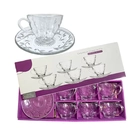 Jogo de Xícaras de Chá com Pires Inga 220ml 12 Peças