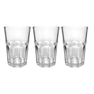 Jogo de Copos Transparente Burdays 350ml 3 Peças