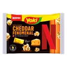 Pipoca para Micro-Ondas Cheddar Fenomenal com Sal Netflix Yoki Pacote 95g