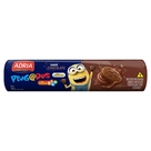 Biscoito Chocolate Recheio Chocolate Minions Plugados Adria 120g