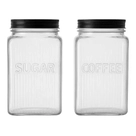 Jogo de 2 Potes para Açúcar e Café Burdays 1,3L
