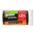 Saco Lixo Preto Brilhus 110L 25un.