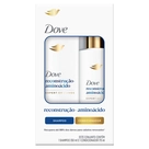 Shampoo 350ml + Condicionador 175ml Reconstrução + Aminoácido Dove