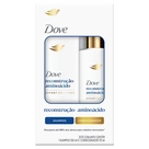 Shampoo 350ml + Condicionador 175ml Reconstrução + Aminoácido Dove
