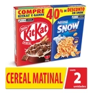 Cereal Matinal KitKat 210g + Snow Flakes 230g
