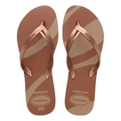 Chinelo Elegance Print Rose Gold Havaianas 39/40