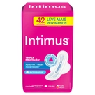 Absorvente com Abas Extra Suave Tripla Proteção Intimus 42 Unidades