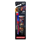 Kit Escova Dental Macia + Gel Dental com Flúor Tutti Frutti 50g Infantil Justice League Dentalclean