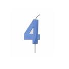 Vela Metalizada Azul N°4 Valves