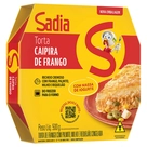 Torta Frango, Palmito, Milho e Requeijão com Massa de Iogurte Sadia Caixa 500g