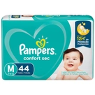Fralda Descartável Infantil Confort Sec M Pampers 44 Unidades