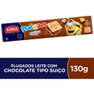 Biscoito Recheado Quadrado Sabor Chocolate Plugados Adria 130g