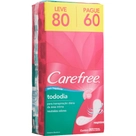 Protetor Diário Carefree Todo Dia sem Perfume Leve 80 Pague 60un
