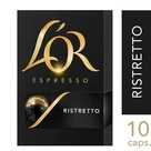 Café em Cápsula Torrado e Moído Ristretto Espresso L'or Caixa 52g 10 Unidades