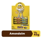 Chocolate M&M'S Amendoim 18 Unidades de 45g