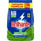 Lava Roupas em Pó Brancas e Coloridas Higiene Total Antibac Brilhante 2,4kg