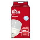 Lâmpada Led Globe 20W 6500K Kian Bivolt