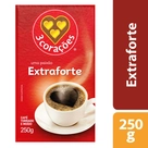 Café Torrado e Moído a Vácuo Extraforte 3 Corações Pacote 250g