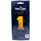 Balão Metalizado Dourado Valves N 1