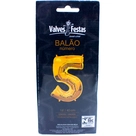 Balão Metalizado Dourado Valves N5