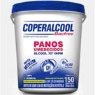 Balde Com Panos Umedecidos álcool 70 Coperalcool Bacfree Com 150 Unidades