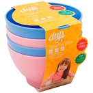 Kit Tigela Colors Play Kids Dup 300ml 4 Unidades