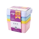 Kit Pote Hermético Essencial Dup 500ml Leve 4 Pague 3 