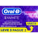 Creme Dental 3D White Brilliant Fresh Oral B Leve 3 Pague 2 Un 70g Cada