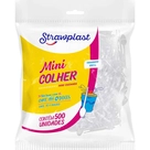 Mini Colher Café/Brigadeiro Descartável Cristal Strawplast 500un