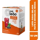 Chá Mate Groselha Negra Chá Leão 25g 10 Unidades