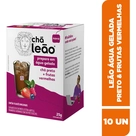 Chá Preto Frutas Vermelhas Preparo em Água Gelada Leão 25g 10 Unidades