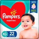 Fralda Pampers Supersec XG 22 Und