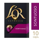 Café em Cápsulas LOr Espresso Sontuoso Torrado e Moído - Caixa com 10 Unidades (52g)