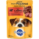Alimento para Cães sabor Carne ao Molho Sachê Pedigree 100g