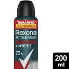 Desodorante Antitranspirante Aerosol Antibacterial e Invisible Rexona Men Motionsense 200ml